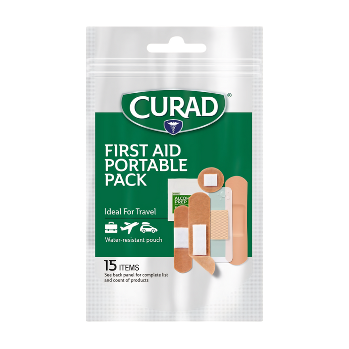 CURAD 15 Piece First Aid Pack